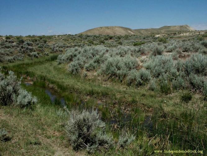 Route of the Oregon / California / Mormon Trial in Central Wyoming ...