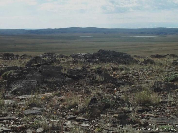 Route of the Oregon / California / Mormon Trial in Central Wyoming ...