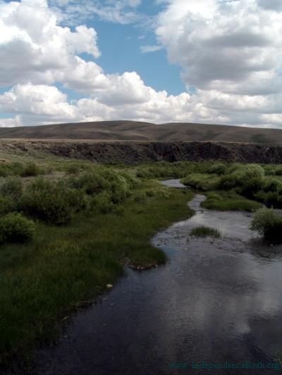 Route of the Oregon / California / Mormon Trial in Central Wyoming ...